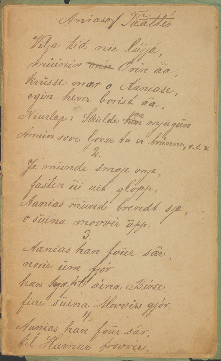 D IV – Ániasar táttur